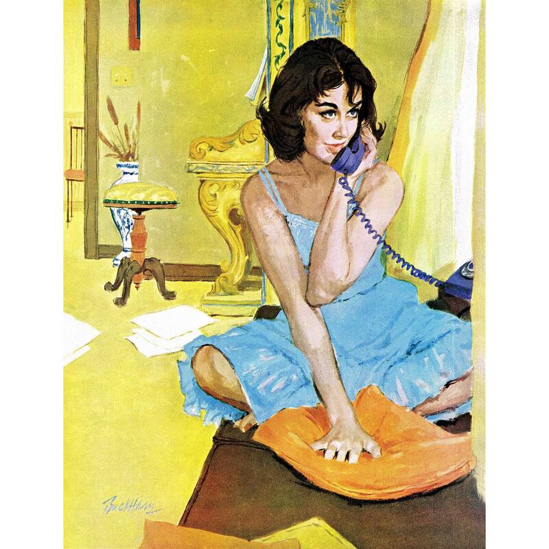 Marmont Hill - "The Intrusive Stranger" by Lynn Buckham Painting Print on Canvas - Multi-Color