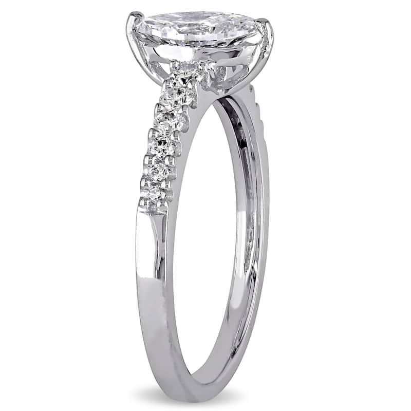 Miadora Signature Collection 14k White Gold 1ct TDW Diamond Engagement Ring
