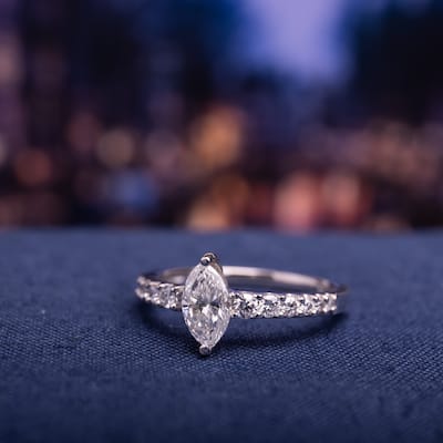 Miadora Signature Collection 14k White Gold 1ct TDW Diamond Engagement Ring