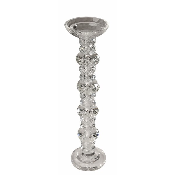 Shop Chelsea Crystal 12-inch Candle Holder - Overstock ...