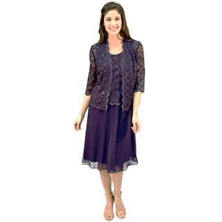 r&m richards lace jacket dress