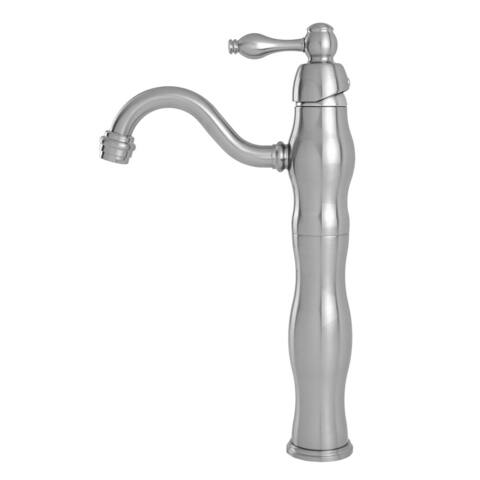 S-Series Brushed Nickel Victorian Vessel Sink Filler Faucet