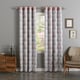 Aurora Home Mix Triangle Print Room-Darkening Grommet Curtain Pair - 52 ...