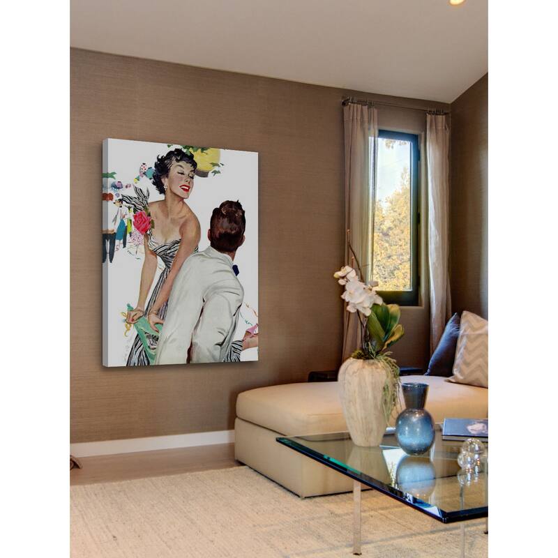 Marmont Hill - "I Want a Man" by Joe de Mers Painting Print on Canvas - Multi-Color