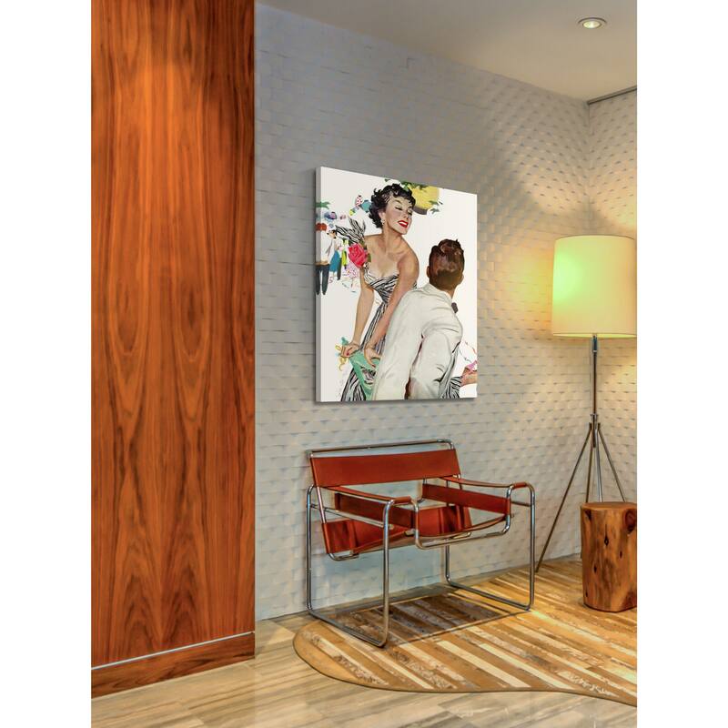 Marmont Hill - "I Want a Man" by Joe de Mers Painting Print on Canvas - Multi-Color