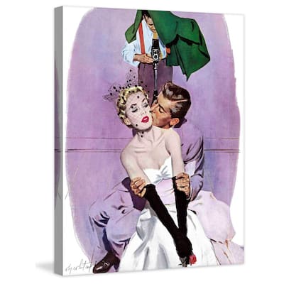 Marmont Hill - "Love Scene" by Coby Whitmore Painting Print on Canvas - Multi-Color