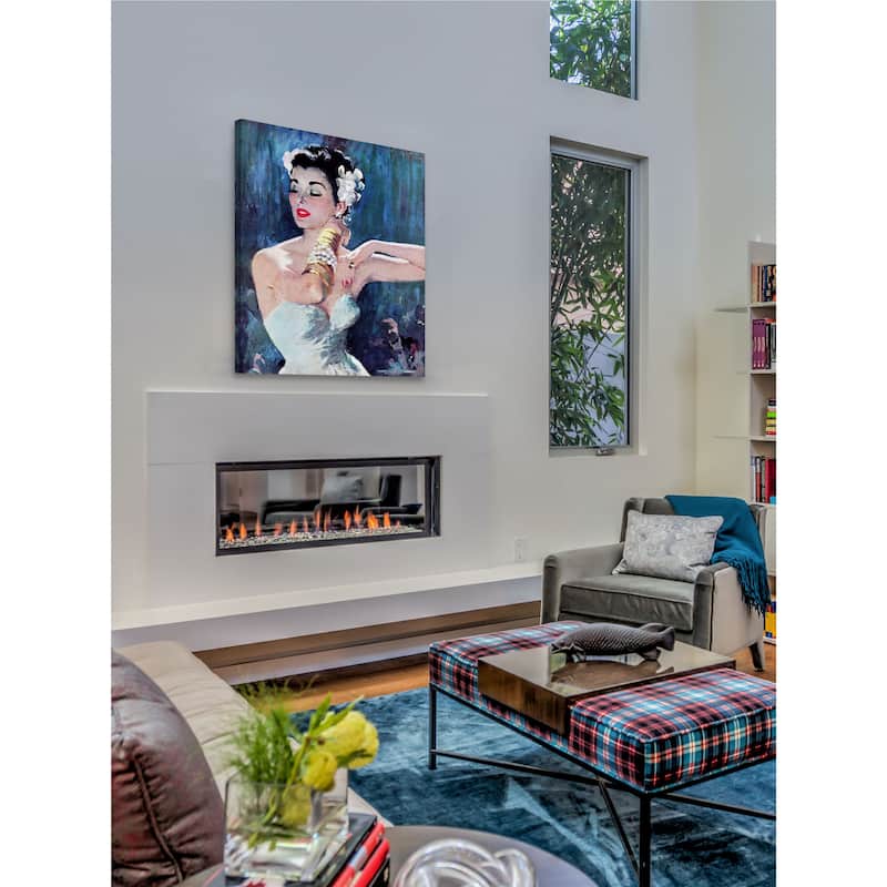 Marmont Hill - "Adventuress at Large" by Coby Whitmore Painting Print on Canvas - Multi-Color