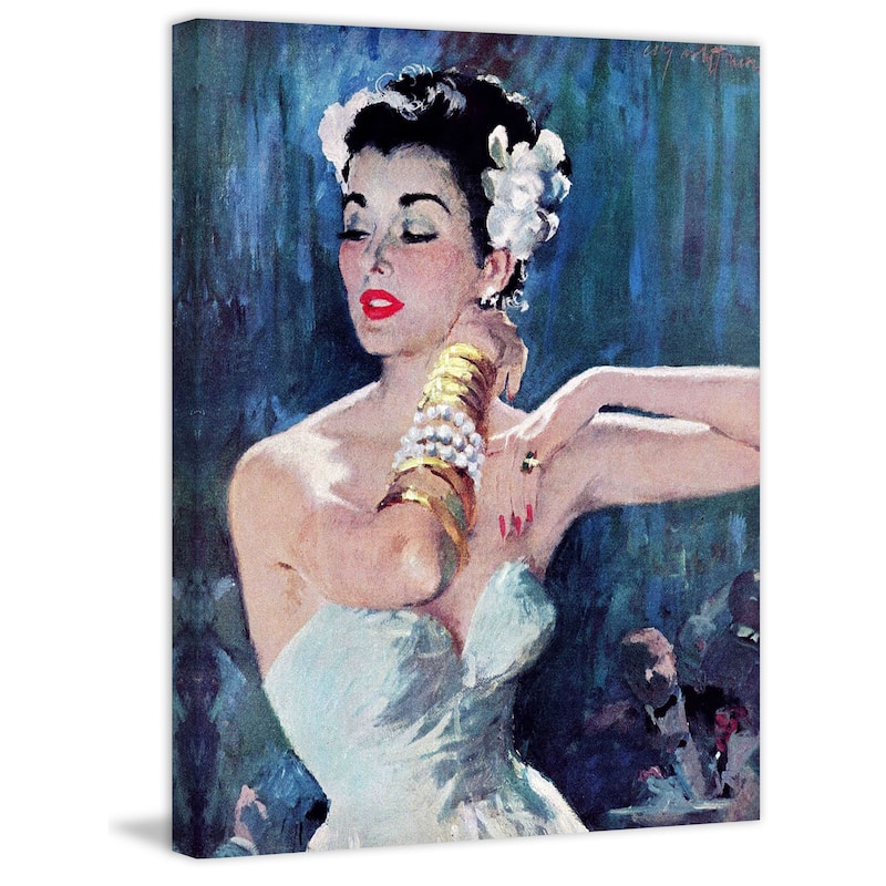 Marmont Hill - "Adventuress at Large" by Coby Whitmore Painting Print on Canvas - Multi-Color