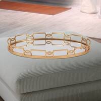 Allan Andrews Bright Goldtone Metal Tray