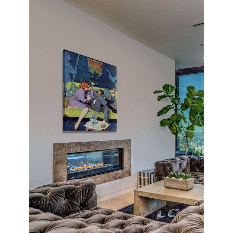 Marmont Hill - "Black Monte's Last Raid" by Lynn Buckham Painting Print on Canvas - Multi-Color