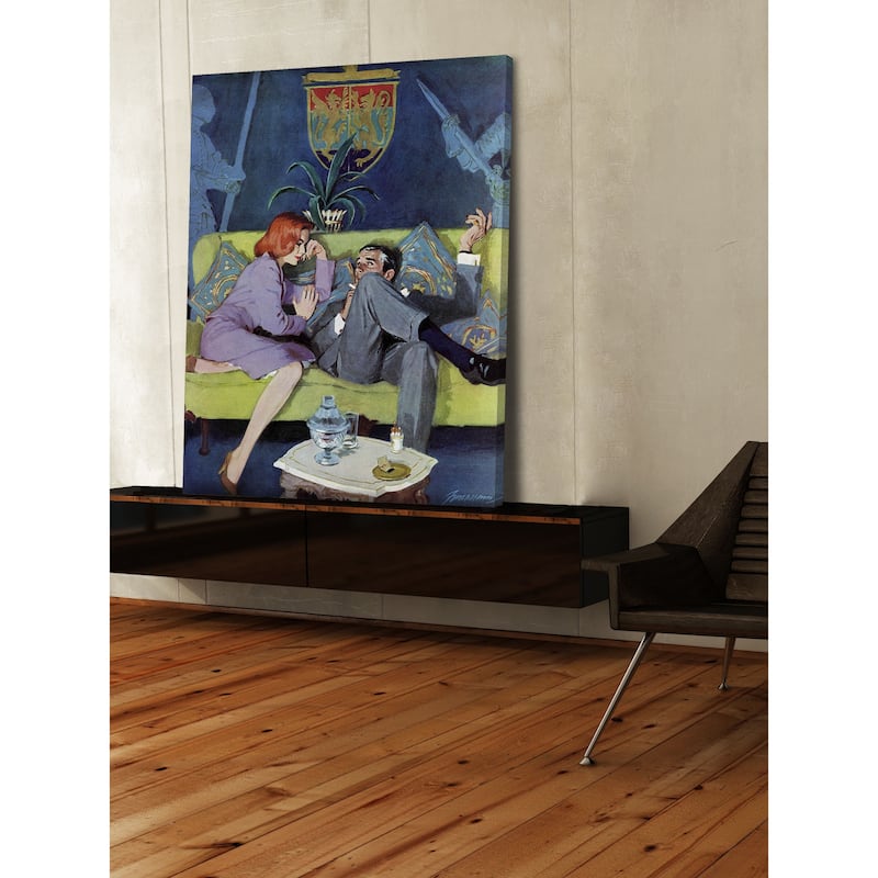 Marmont Hill - "Black Monte's Last Raid" by Lynn Buckham Painting Print on Canvas - Multi-Color
