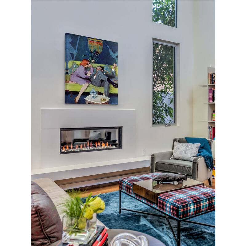 Marmont Hill - "Black Monte's Last Raid" by Lynn Buckham Painting Print on Canvas - Multi-Color