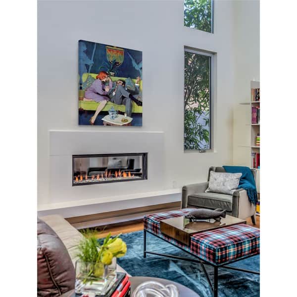Marmont Hill Handmade Black Montes Last Raid Painting Print On Canvas Overstock 10489179
