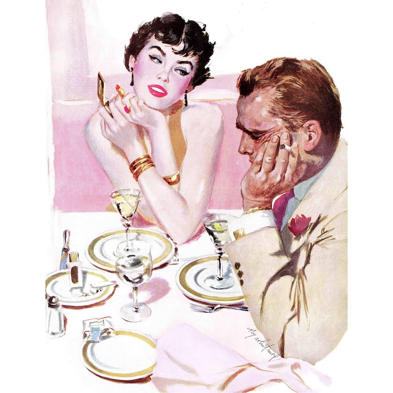 Marmont Hill - "Target for Matrimony" by Coby Whitmore Painting Print on Canvas - Multi-Color