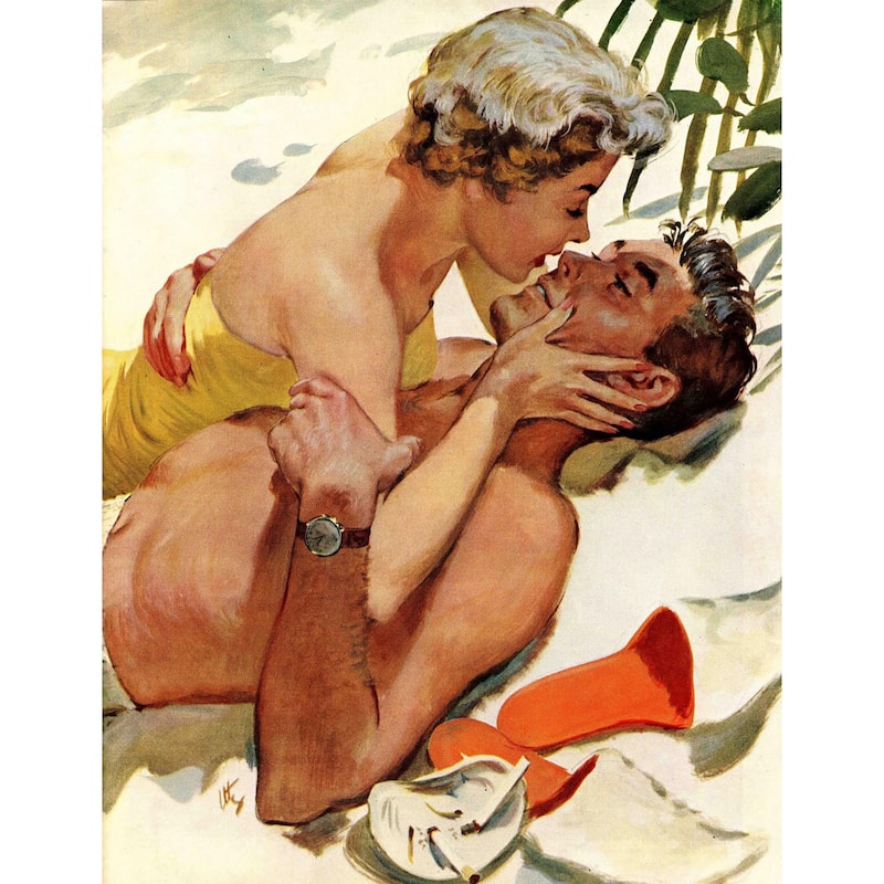 Marmont Hill - "The Florida Assignment" by Thornton Utz Painting Print on Canvas - Multi-Color