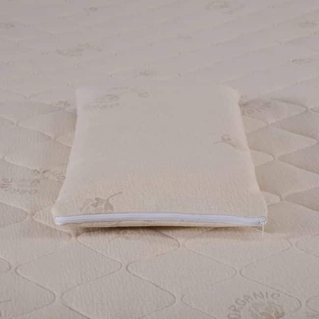 All Organic 300 Thread Count Cotton Pillow - White