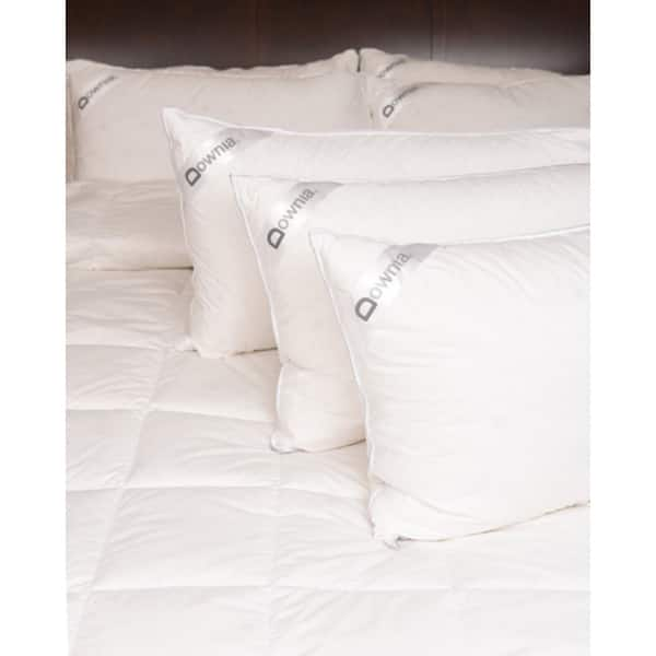 Hyper Down™ Medium Down Blend Standard Size Pillows with Protector; Set of  Two - Bed Bath & Beyond - 11138462