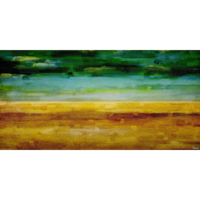 Parvez Taj - "Emerald Desert" Print on Canvas