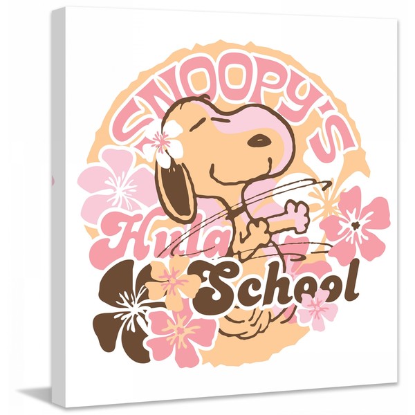 Marmont Hill   Snoopys Hula School Peanuts Print on Canvas