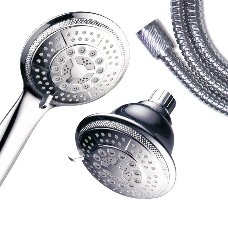 Hydroluxe Pampering 24-setting Ultra-Luxury 3-way Shower Combo
