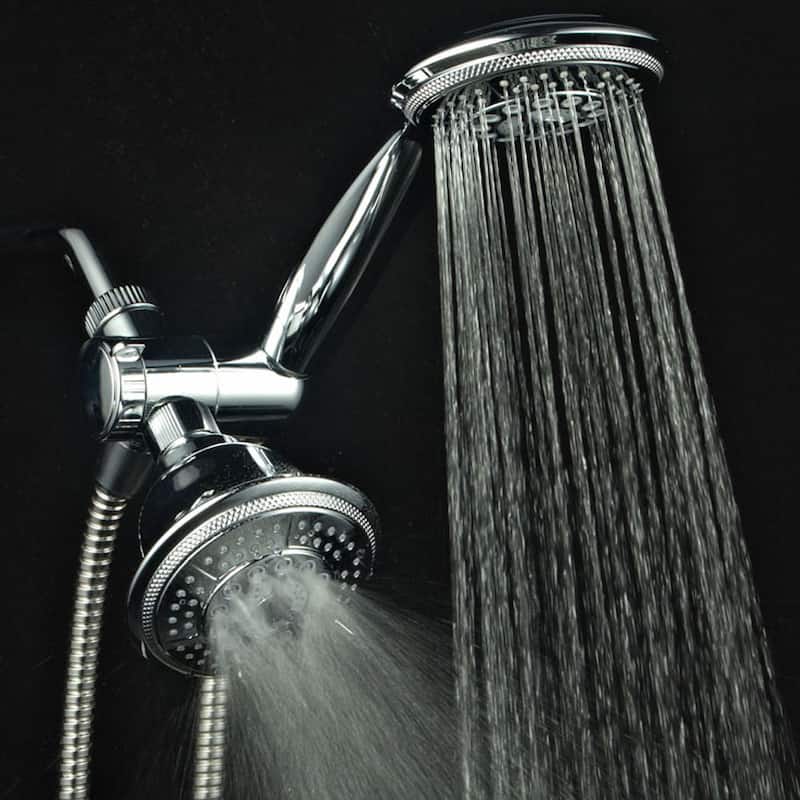 Hydroluxe Pampering 24-setting Ultra-Luxury 3-way Shower Combo