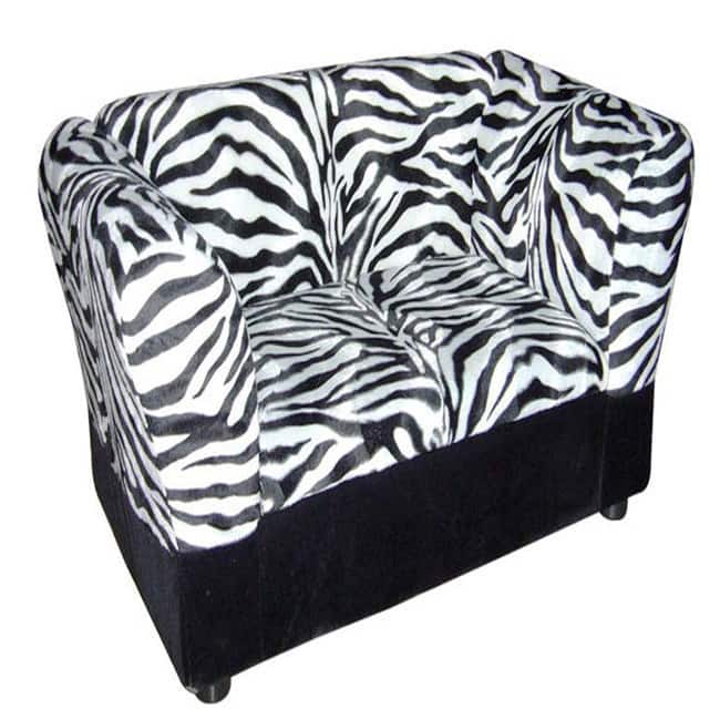 Pet Sofa Storage Zebra Bed