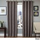 preview thumbnail 5 of 6, Softline Barrie Grommet Top Curtain Panel 55 x 84 - Grey