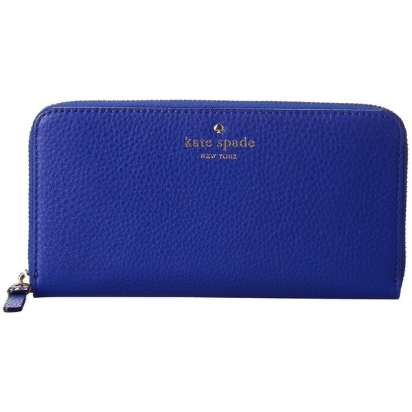 Kate Spade Cobble Hill Lacey Bright Lapis Blue Wallet