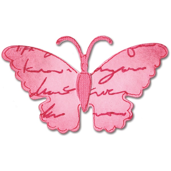 Butterfly 12. Вырубка бабочка. Б-012 бабочка 3, 30х30 см.