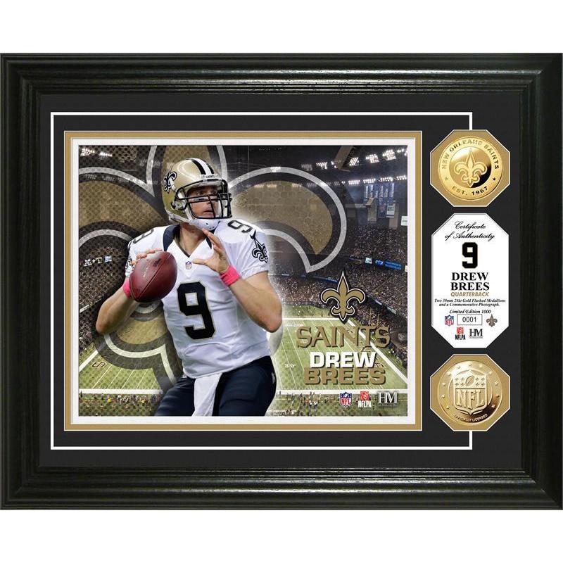 Buy Drew Brees New Orleans Saints Autographed Commemorative