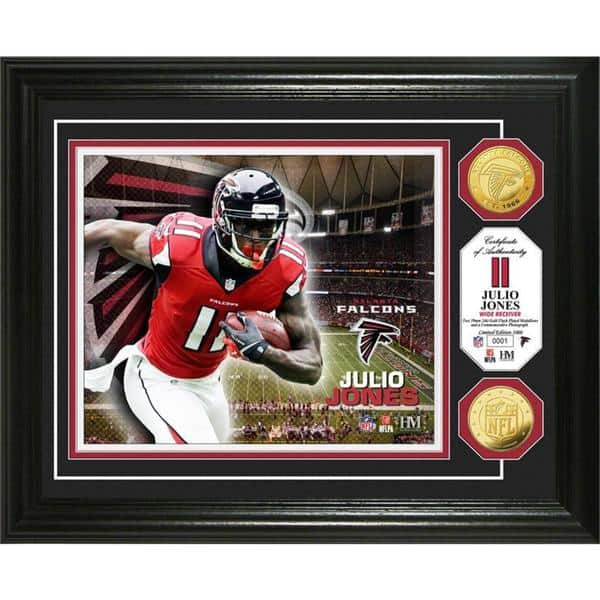 Highland Mint Julio Jones Atlanta Falcons 13'' x 13'' Jersey Number Frame