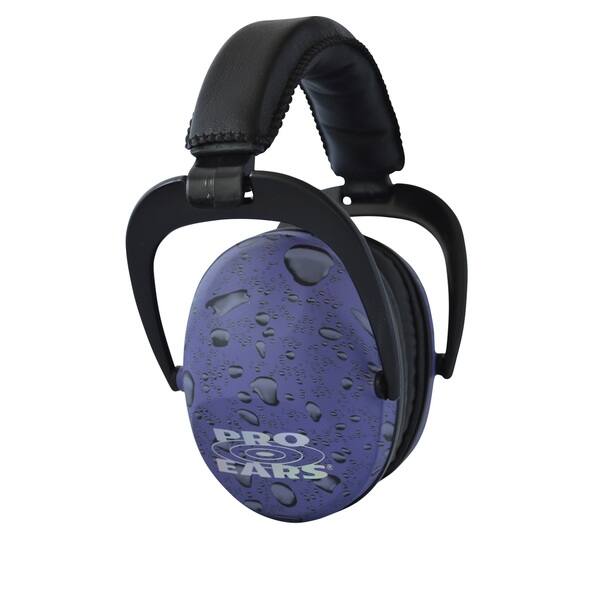 Pro Ears NRR 26 Ultra Sleek Purple Rain Hearing Protection Ear Muffs