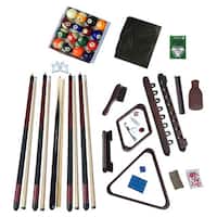 Deluxe Billiards Accessory Kit Mahogany Finish