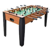 Hurricane 54-Inch Foosball Table for Family Game Rooms with Light Cherry Finish