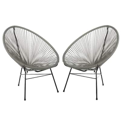 Handmade Acapulco Basket Lounge Chair, Set of 2