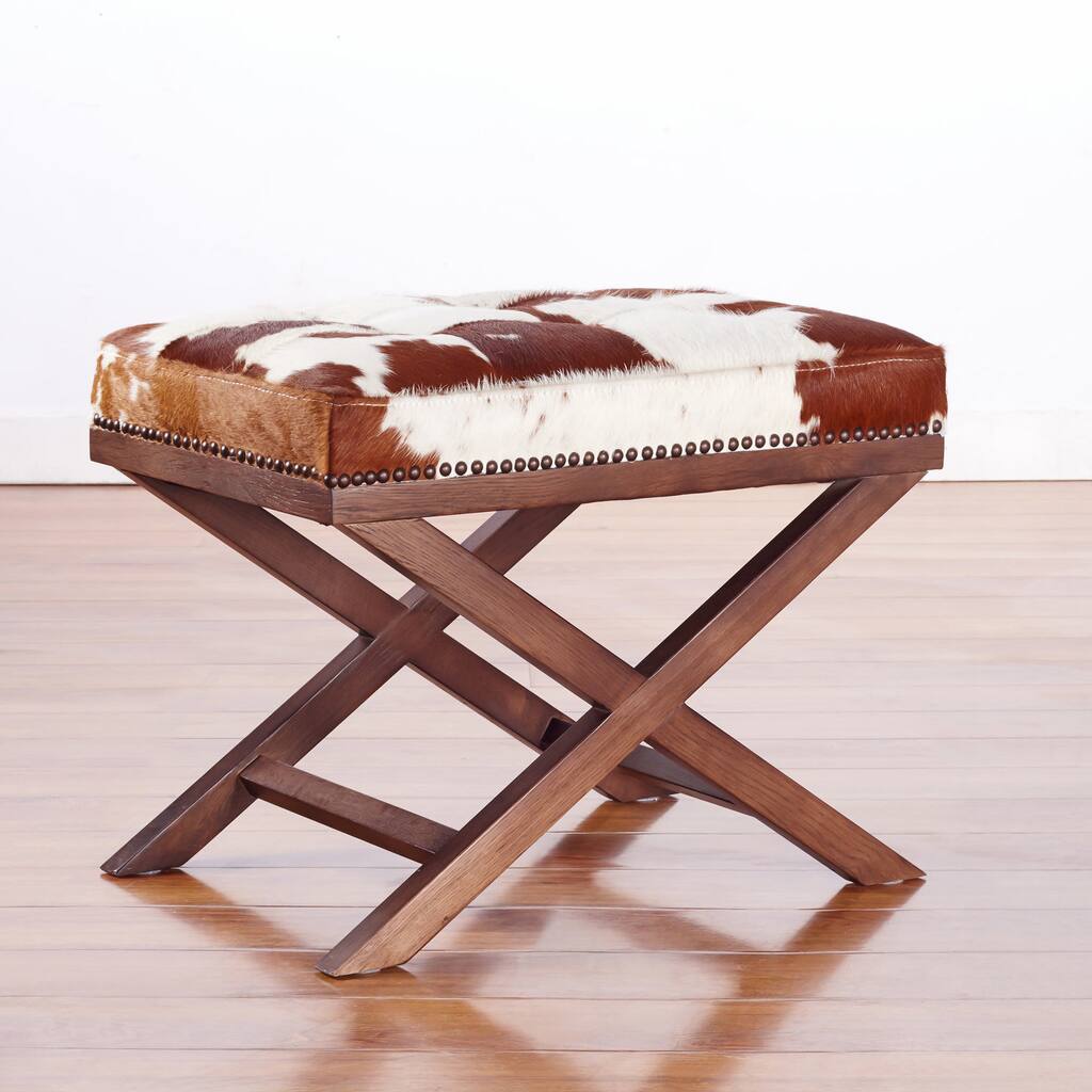 Moo X Genuine Cowhide Ottoman