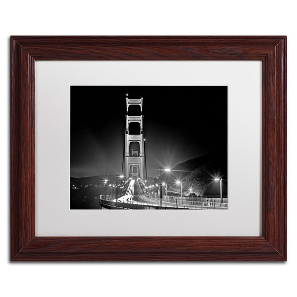 Preston San Francisco White Matte, Black Framed Wall Art   17588684