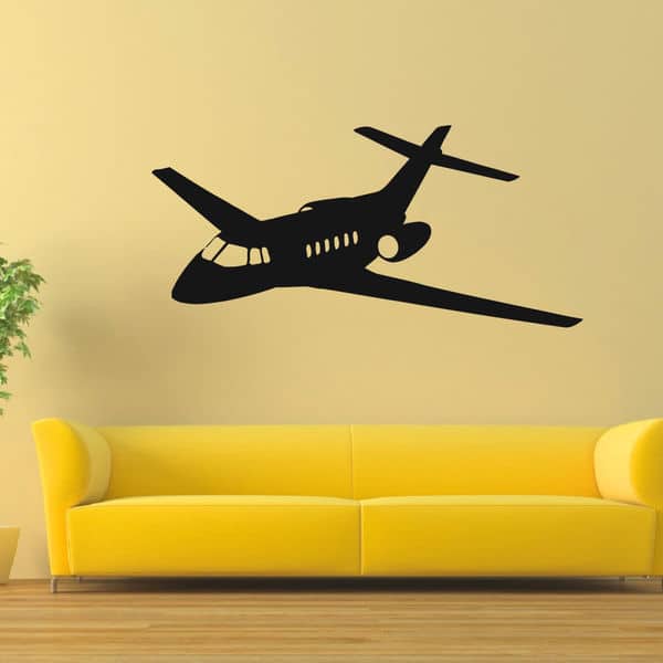 Shop Airplane Private Jet I Love Jet Nose Vinyl Wall Art Decal Sticker Overstock 10507857