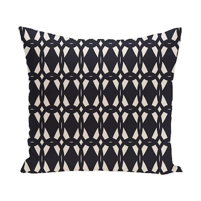 16 x 16-inch Geo-Craze Geometric Print Pillow