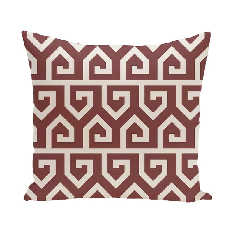 16 x 16-inch Keyed Up Geometric Print Pillow