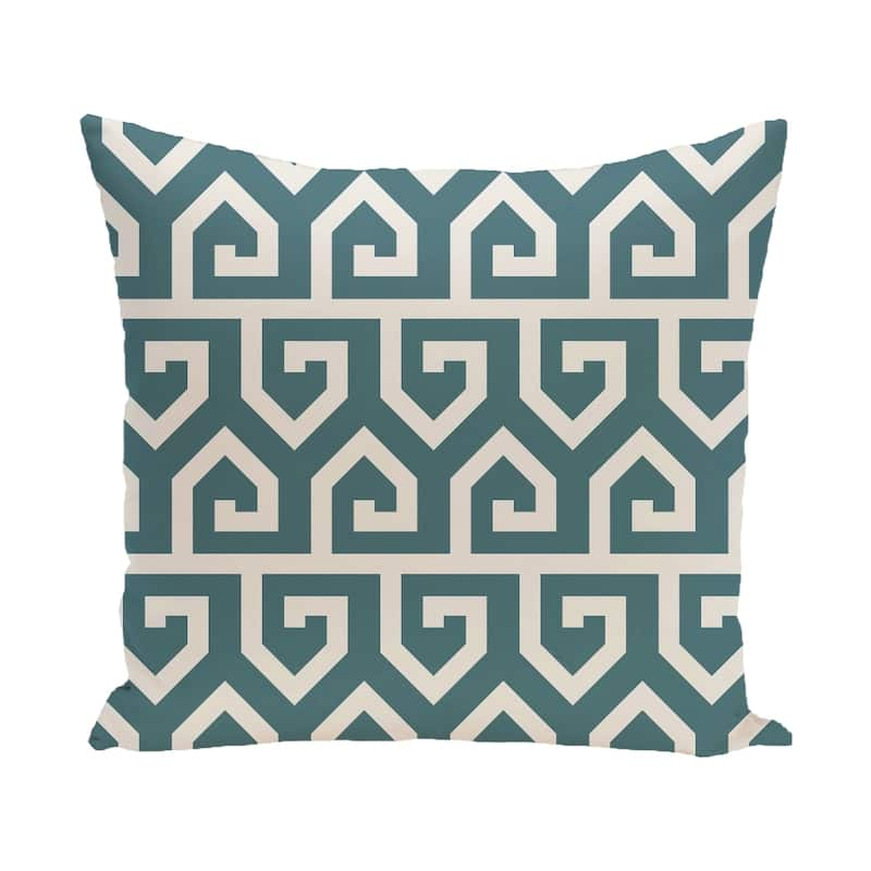 16 x 16-inch Keyed Up Geometric Print Pillow