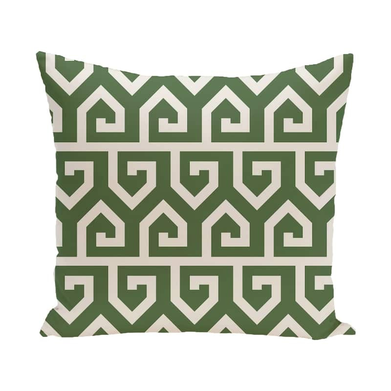 16 x 16-inch Keyed Up Geometric Print Pillow