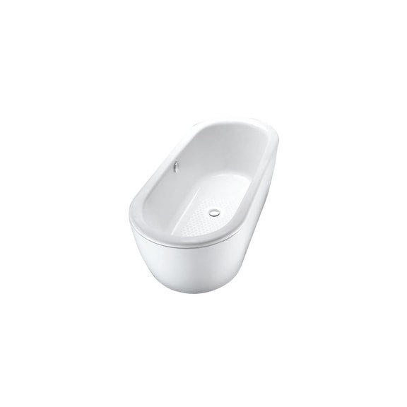 Shop Toto Nexus Soaking Bathtub FBF794S01DCP Cotton/Polished Chrome