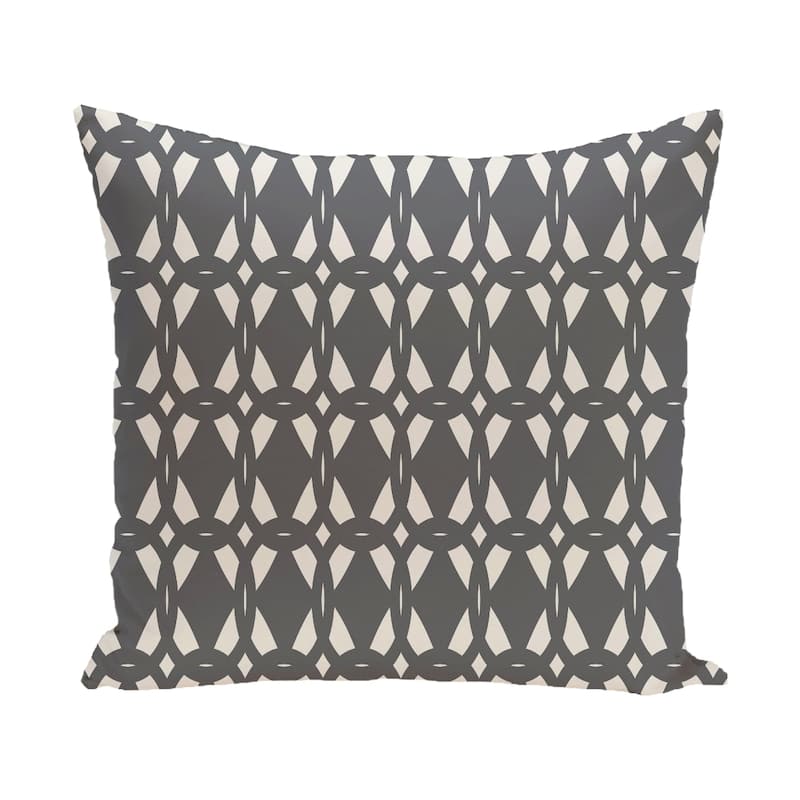 20 x 20-inch Geo-Craze Geometric Print Pillow