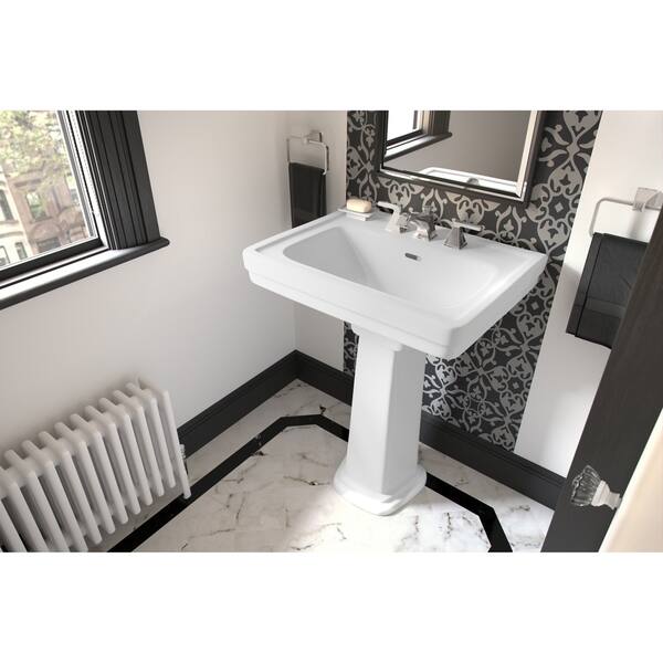 Shop Toto Connelly Two Handle Widespread 1 5 Gpm Bathroom Sink