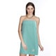 preview thumbnail 1 of 28, Authentic Hotel and Spa Turkish Cotton Terry Monogrammed Aqua Green Women's Spa and Shower Towel Wrap