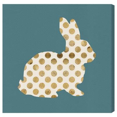 Runway Avenue 'Marshmallow Bunny' Canvas Art