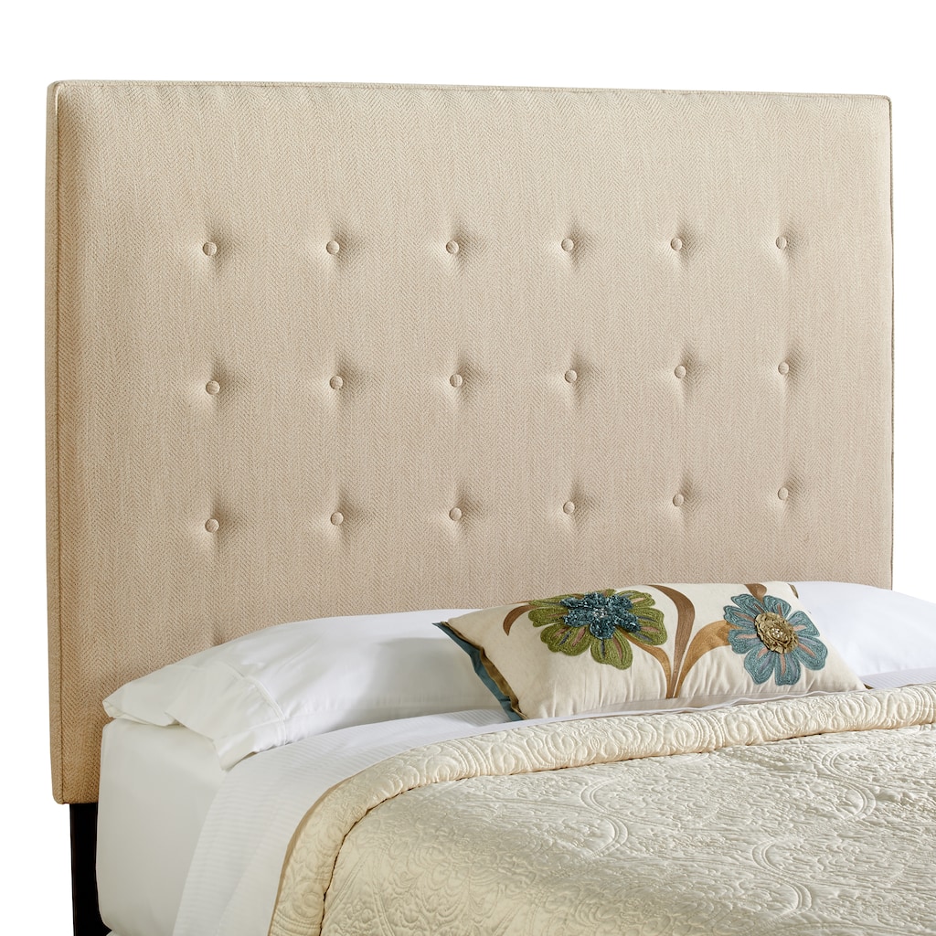 Sorra Home Brighton Tall Light Sage Green Upholstered Headboard