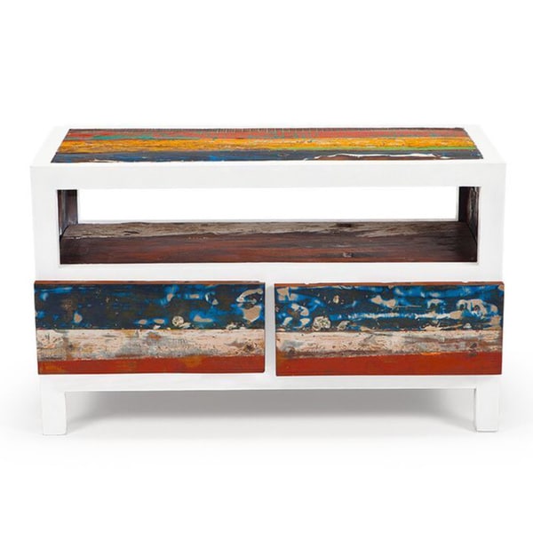 Cruise Control Reclaimed Wood Console - 17582654 - Overstock.com 
