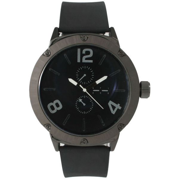 Olivia Pratt Men's Rugged Leather Watch - Free Shipping On Orders Over ...